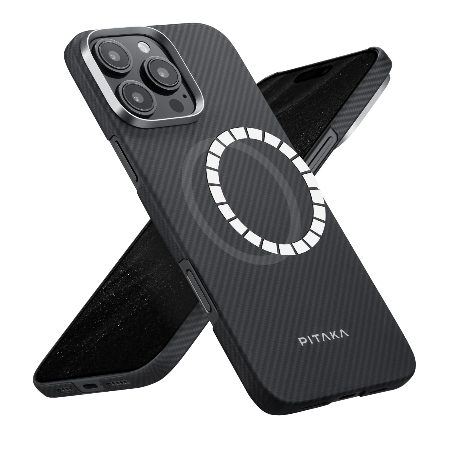 Amazon.co.jp: 「PITAKA」 iPhone16 Pro Max用ケース 極薄 アラミド