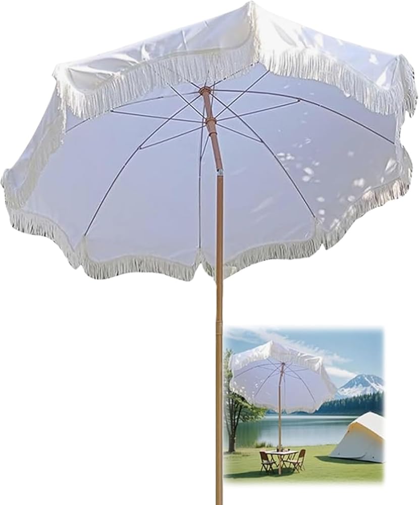 Amazon.co.jp: モダン おしゃれ ガーデンパラソル 屋外 パラソル 白い