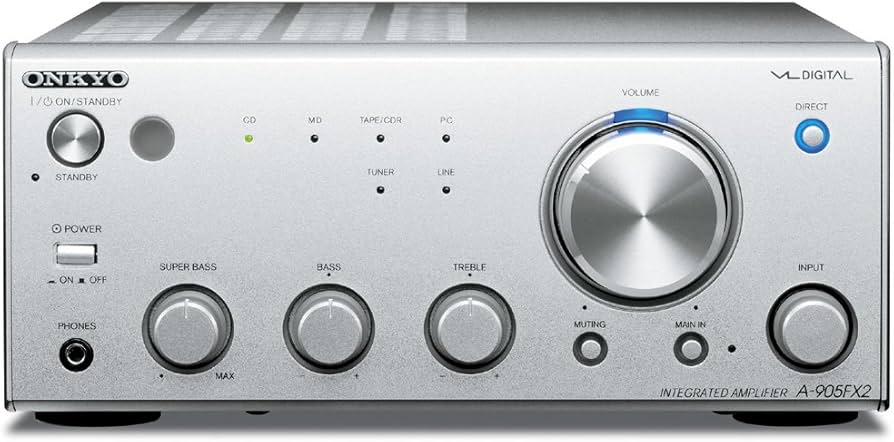 Amazon.co.jp: ONKYO INTEC205 プリメインアンプ A-905FX2(S) シルバー