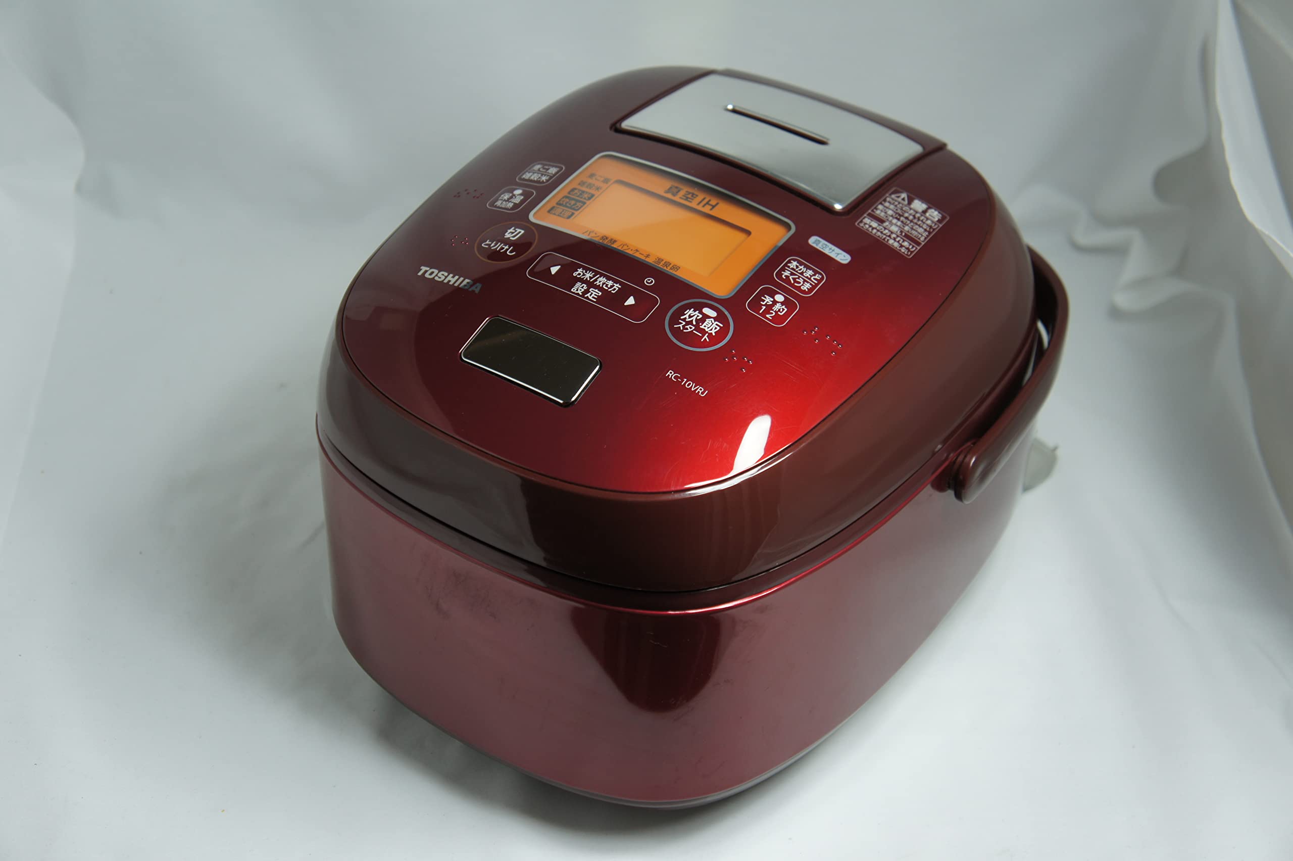 Amazon | 真空IH保温釜 RC-10VRJ(R) グランレッド | TOSHIBA （東芝