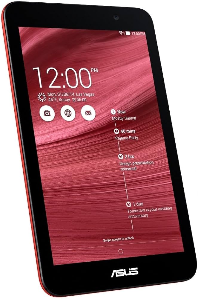 Amazon.co.jp: ASUS ME176 MeMO Pad 7 タブレットPC レッド (Android