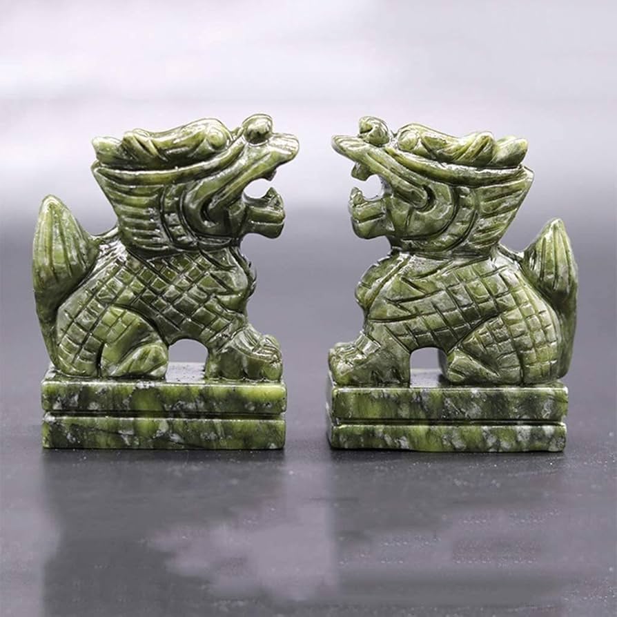 Amazon.co.jp: PiXiu/PiYao 中国風水彫像装飾樹脂装飾置物最高の繁栄を