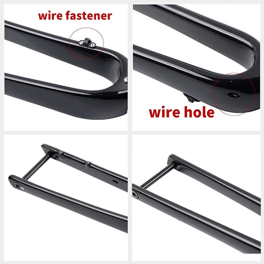 Amazon.co.jp: カーボンファイバー ロードバイク用リジッドフォーク