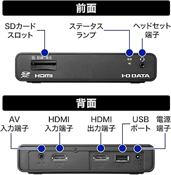 Amazon | IODATA キャプチャーボード HDMI パソコン不要 ゲーム 実況