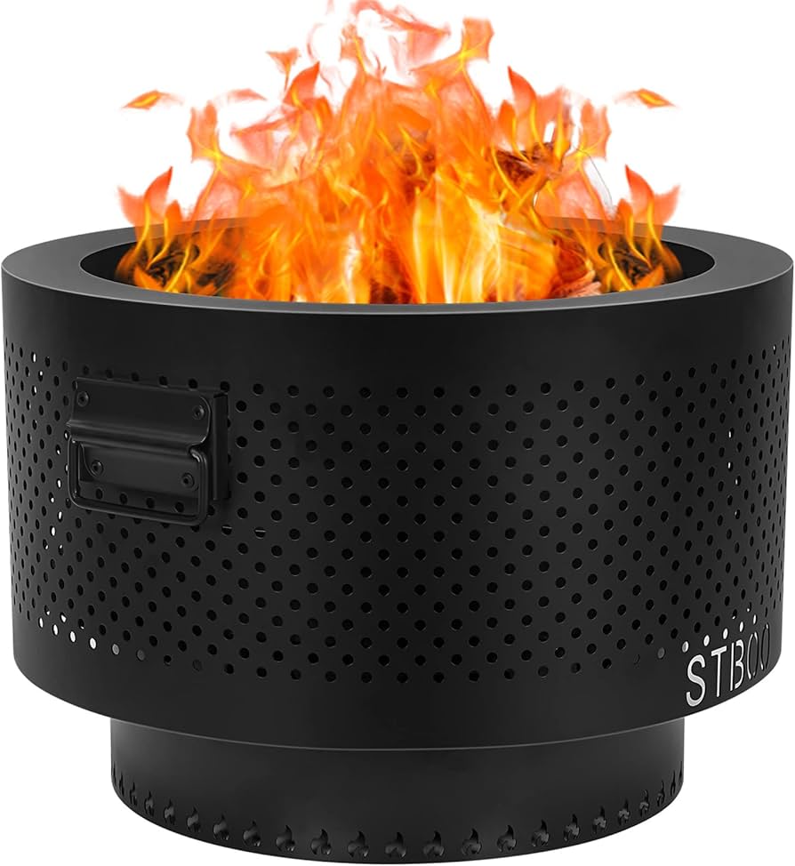 Amazon.com : STBoo Smokeless Fire Pits for Outside with Portable