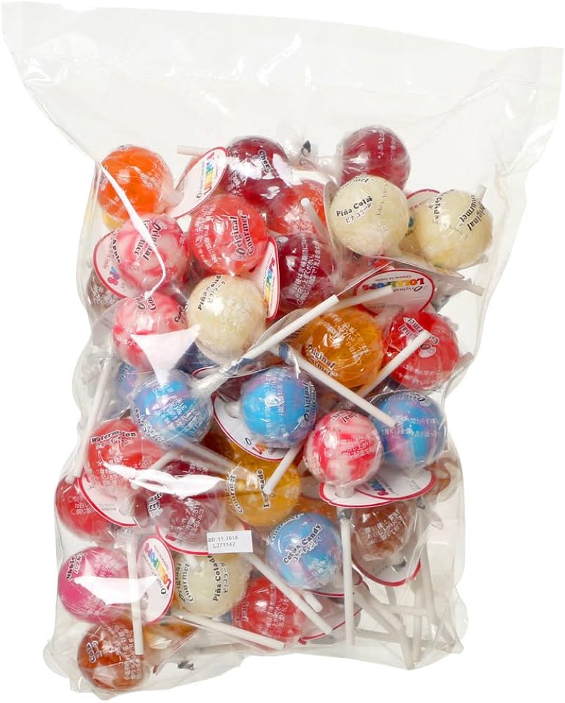 Amazon.co.jp: Original Gourmet Lollipop Candy, 60 Count (12