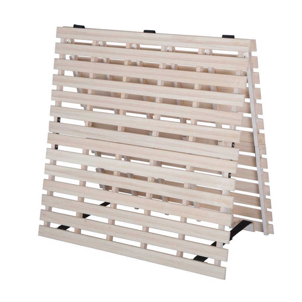 Amazon｜Chic ZONE すのこベッド 二つ折り 天然桐 折りたたみベッド