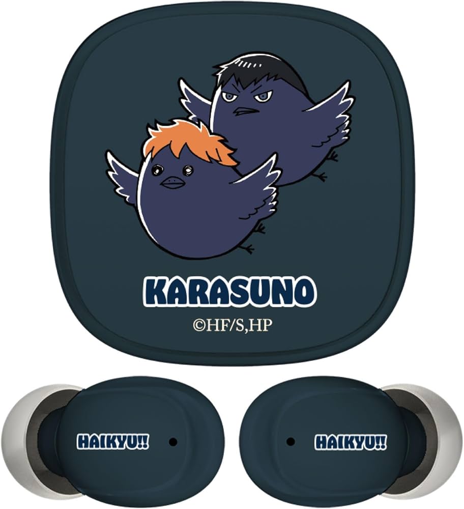Amazon.co.jp: 多摩電子工業 完全ワイヤレスイヤホン ハイキュー!! 烏