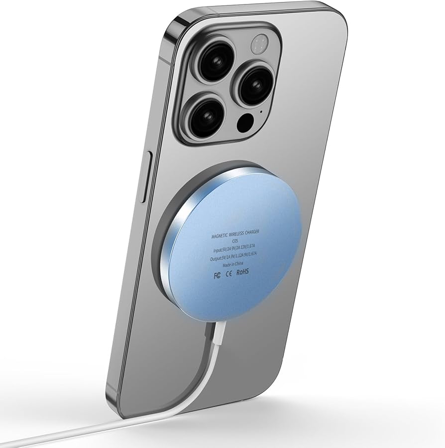 Amazon.co.jp: 磁気ワイヤレス充電器 マグネット式 iPhone16/15/14/13