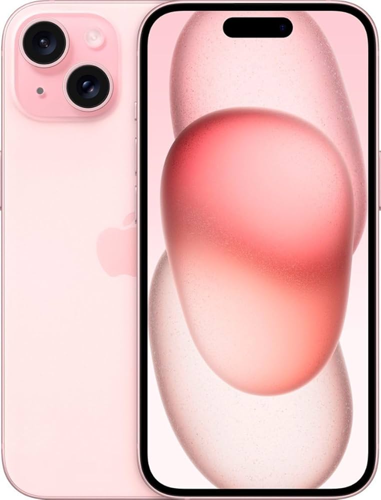 Amazon.com: Apple iPhone 15 Plus,128GB,粉紅色- 解鎖(翻新高級版