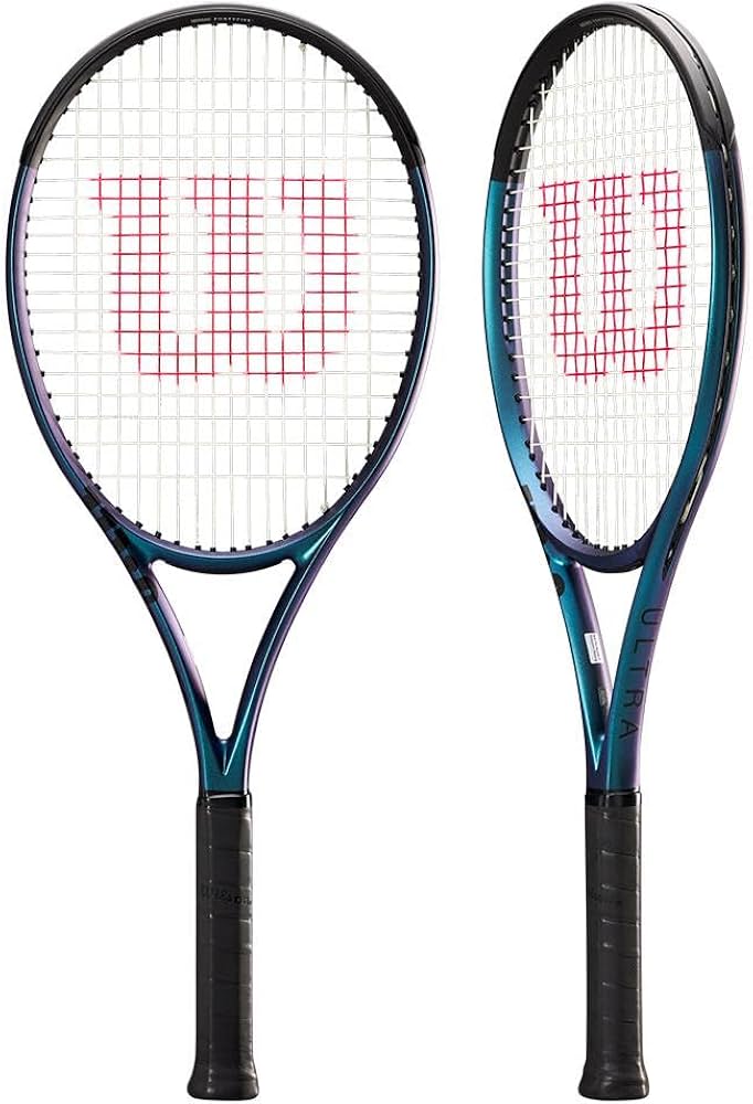 Wilson Raquete de tênis Ultra 100L V4 (não amarrada) (10 cm