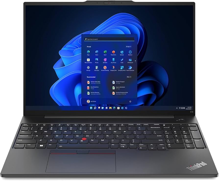 Lenovo Notebook ThinkPad E16 Gen 1 21JN003YUS de 16 polegadas