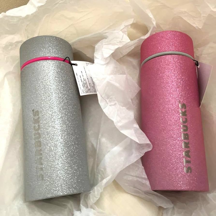 海外限定 フィリピン ピンク 水筒 ステンレス グリッター タンブラー