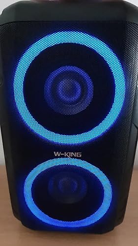 Amazon.co.jp: W-KING 80W Bluetoothスピーカーラウド 、スーパー重