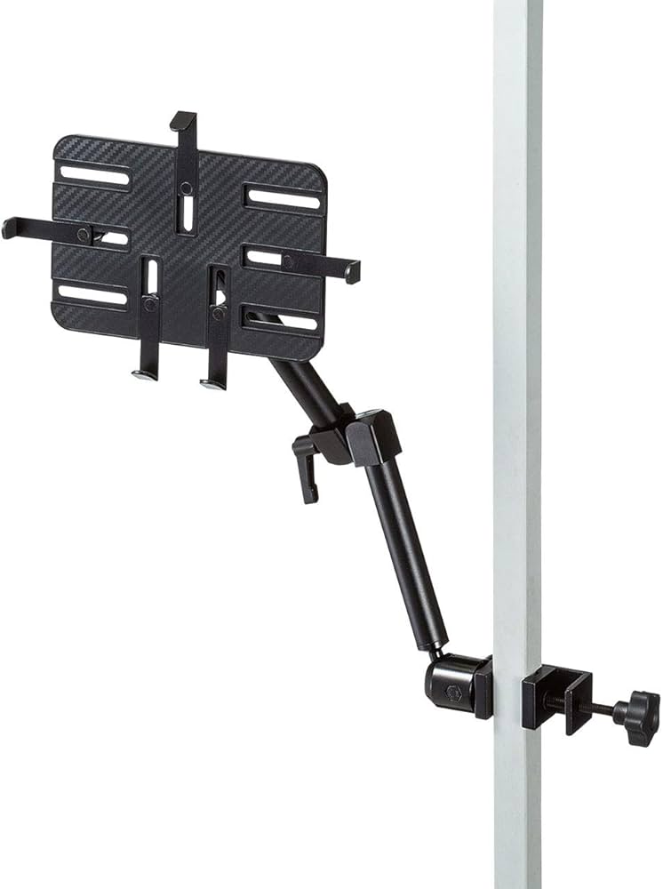 Amazon.co.jp：サンワサプライ 支柱取り付け用タブレットホルダー(3