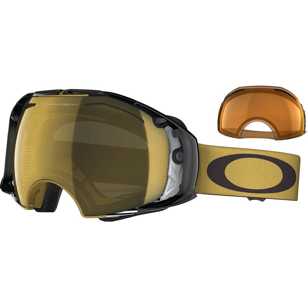 Oakley Airbrake Shaun White Signature Series Snow Goggle, Gold