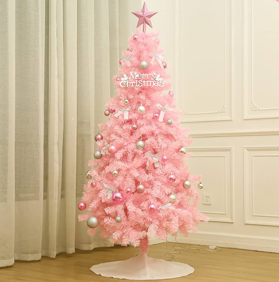 Amazon.co.jp: ピンク クリスマスツリー ホームデコレーション