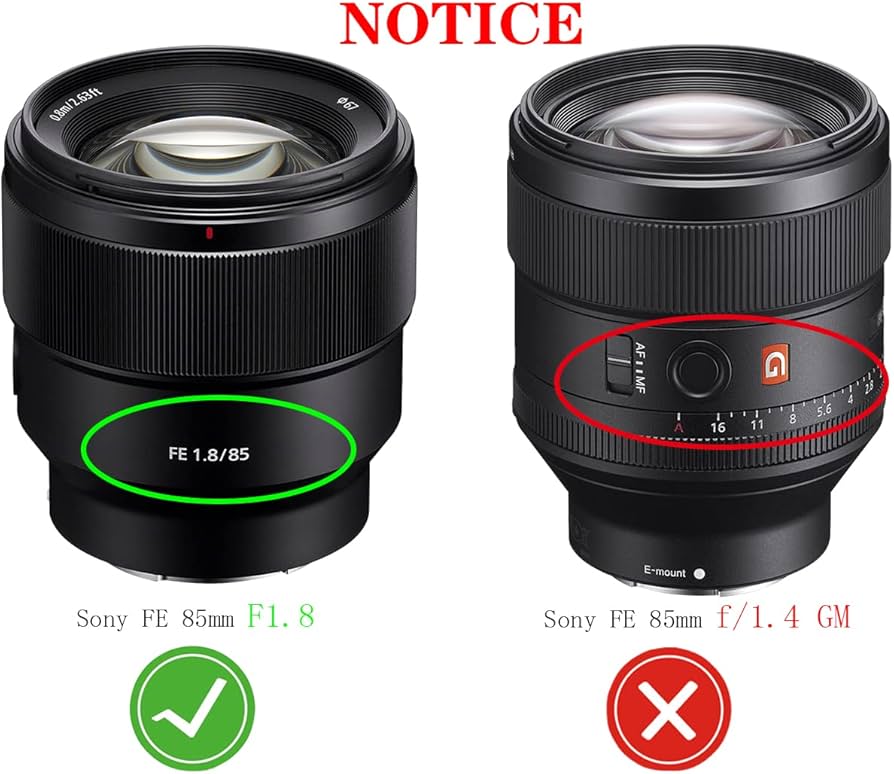 Amazon.com : 67mm Lens Cap Cover for Sony FE 85mm f/1.8 (Not for