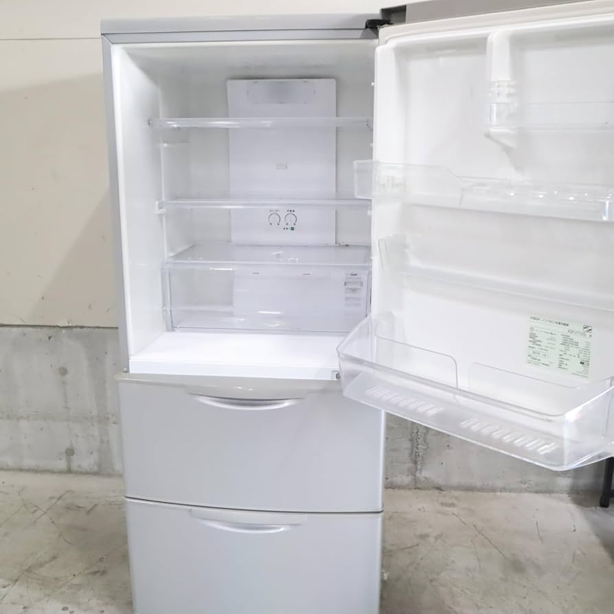 Amazon.co.jp: アクア 272L 3ドア冷蔵庫（ブライトシルバー）AQUA AQR