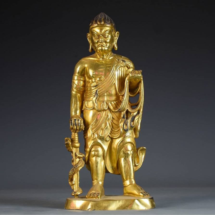 Amazon｜チベット仏教 不動明王立像 真鍮制 (酉年) 十二支守護本尊守り