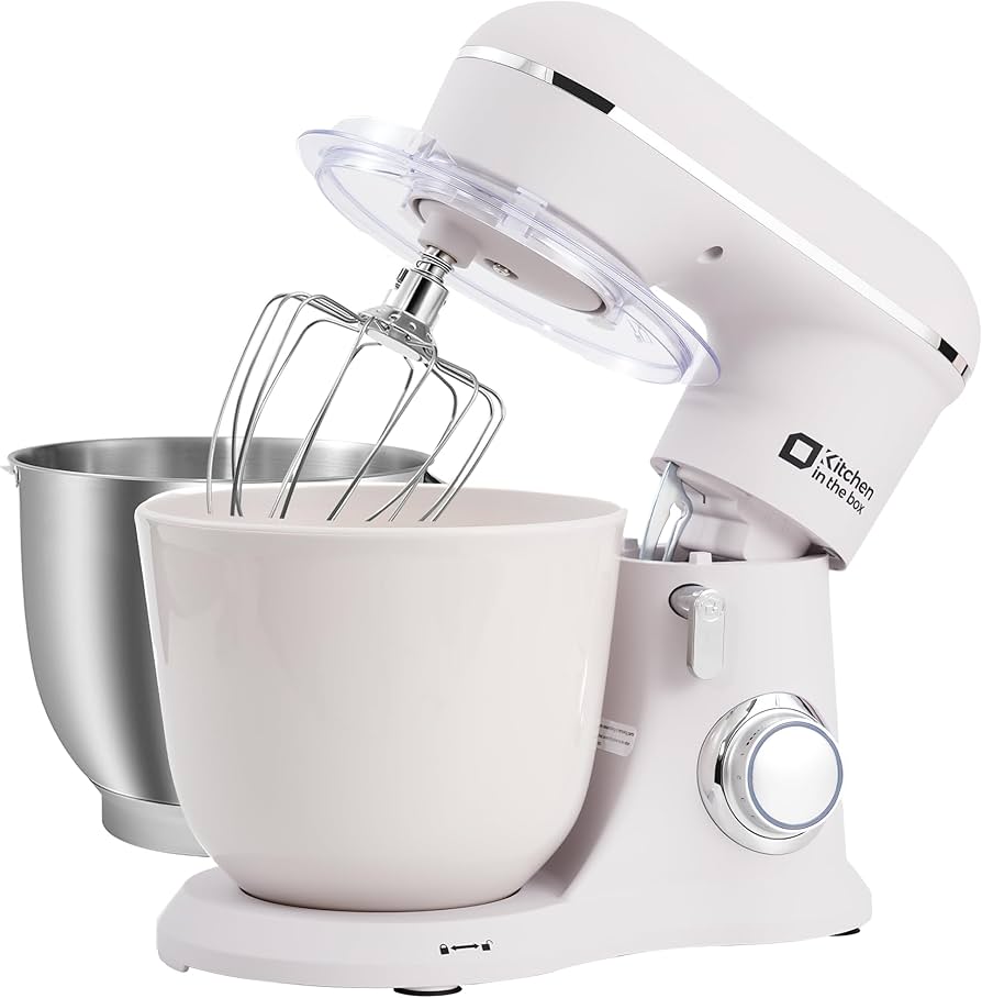 Amazon.com: Kitchen in the box Stand Mixer, 5QT+4.5QT Two bowls