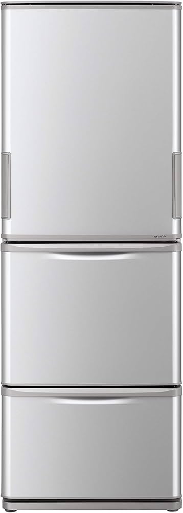 Amazon.co.jp: シャープ 冷蔵庫 350L（幅60cm） どっちもドア シルバー
