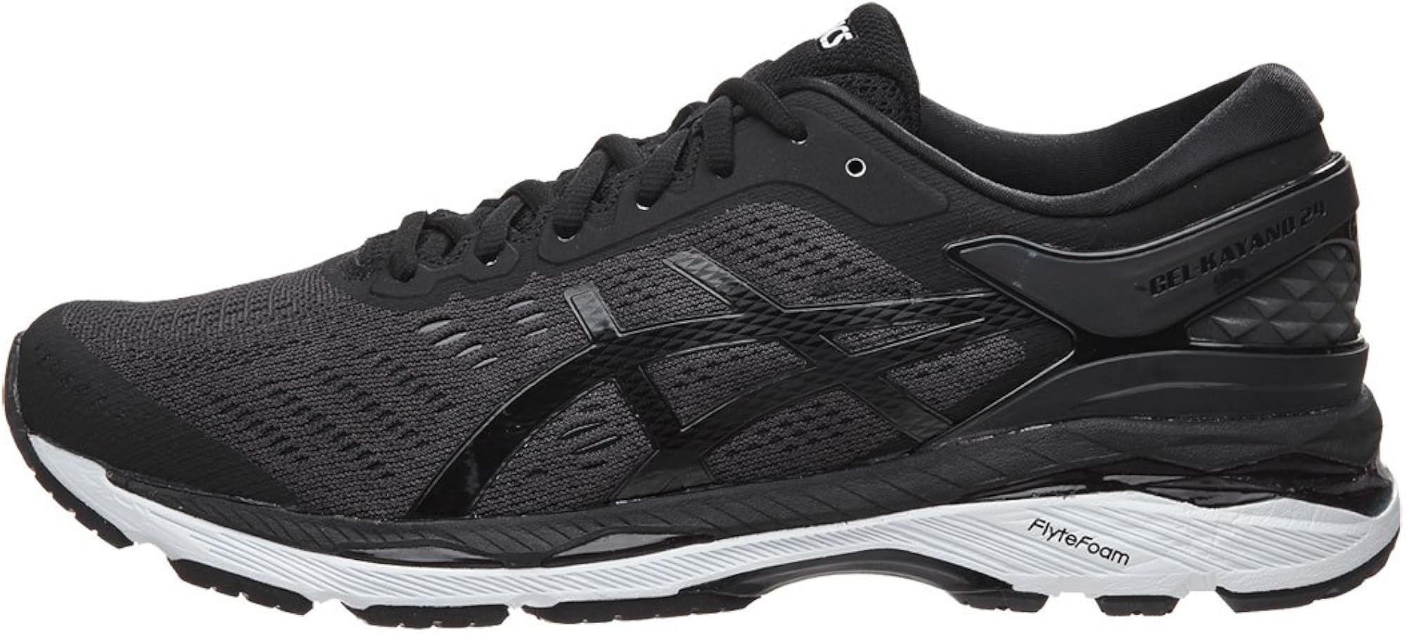 Amazon | [ASICS] Men's Gel-Kayano 24 Black/Phantom White Ankle