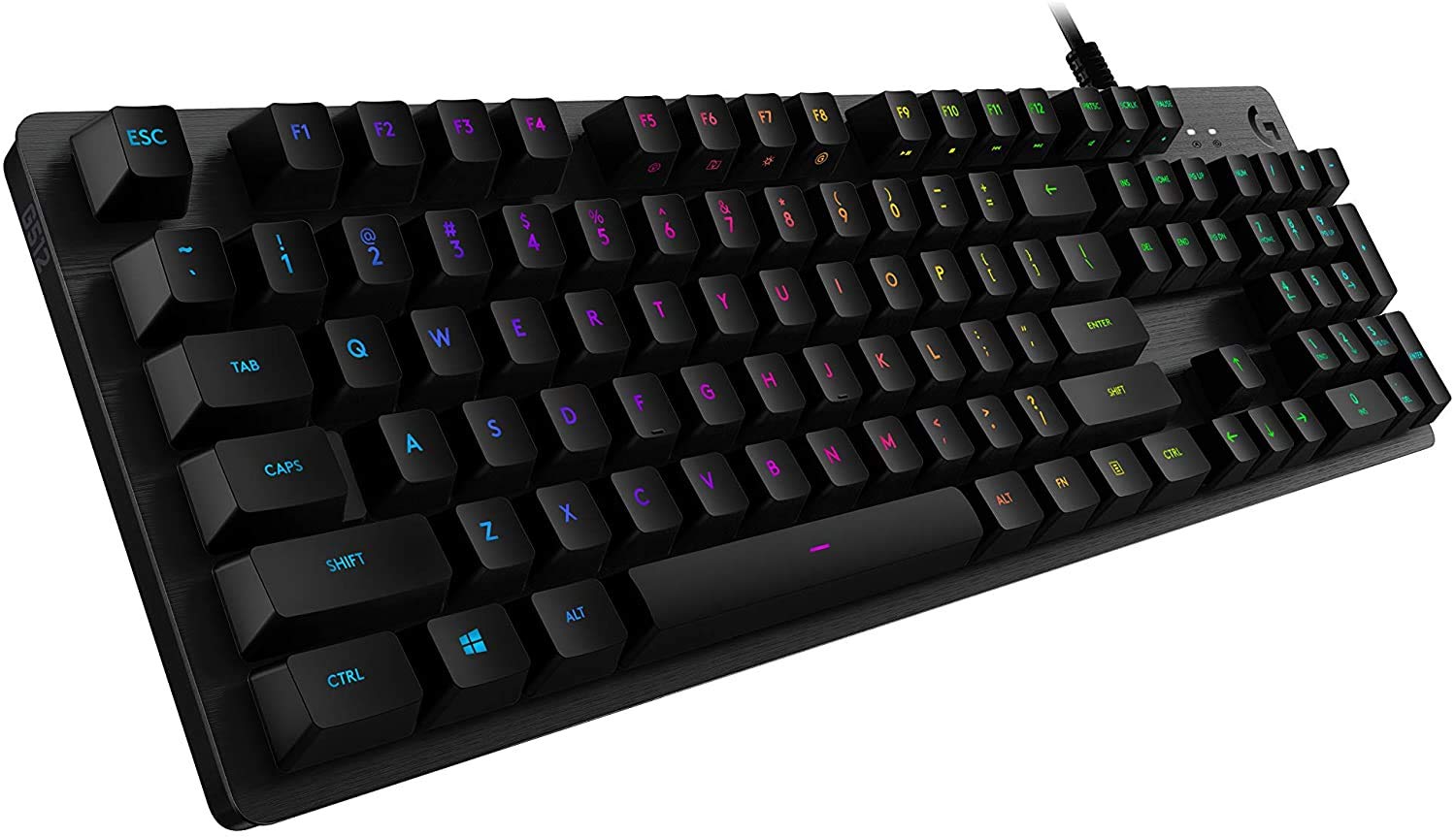 Logitech G512 Lightsync RGB Mechanical Gaming Keyboard, Carbon