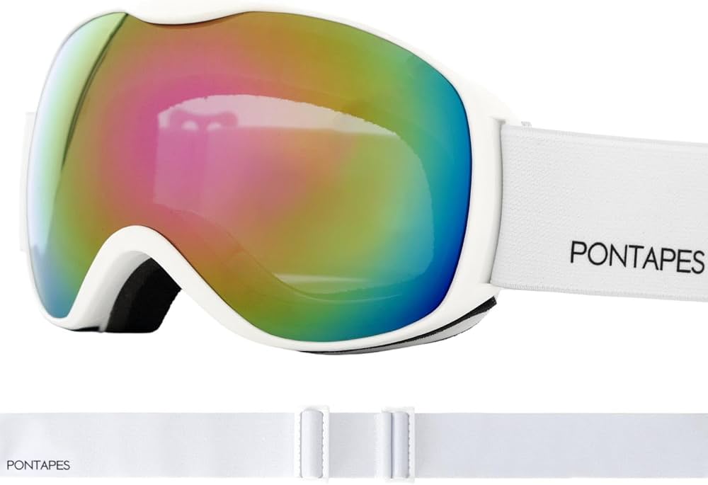 Amazon | [ポンタペス] スキーゴーグル キッズ 日本企画品 曇り止め