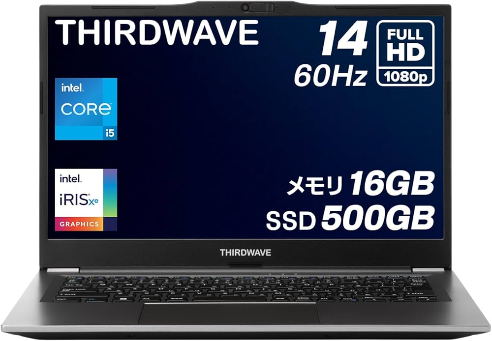Amazon.co.jp: ノートPC パソコン THIRDWAVE F-14RP5 メモリ16GB搭載