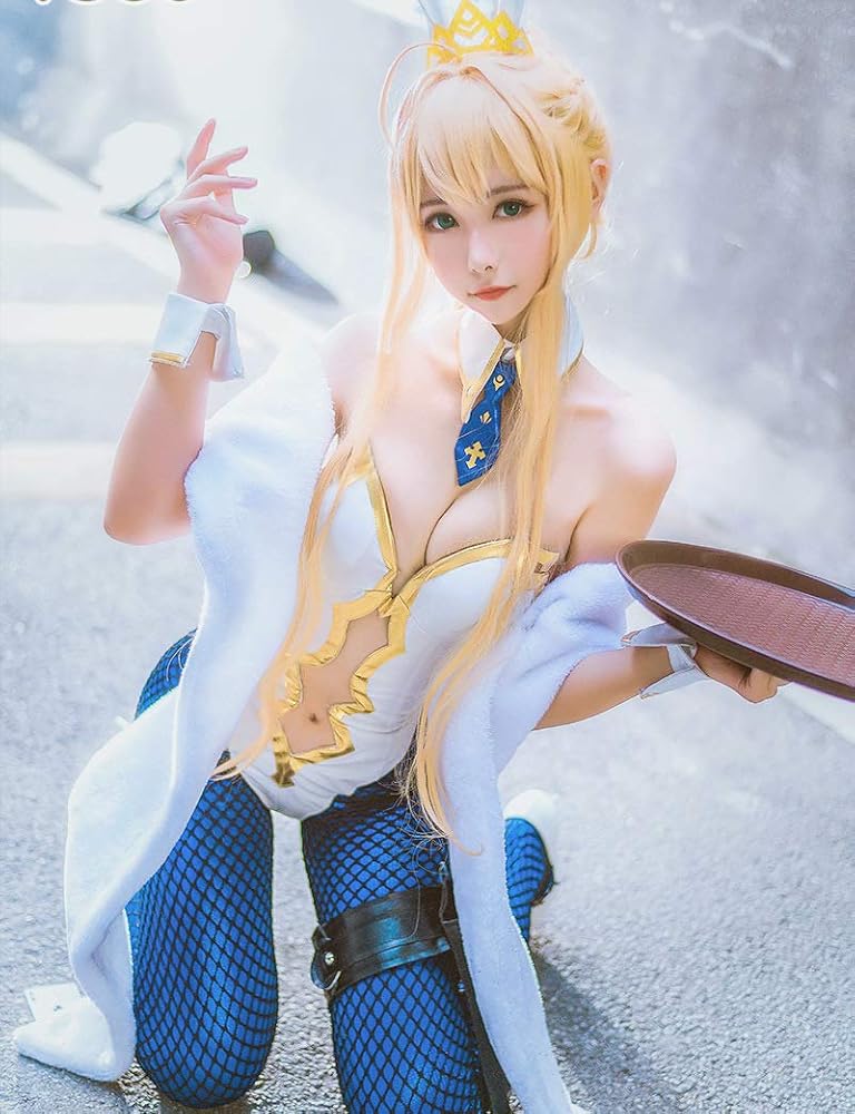 Amazon.co.jp: FGO アルトリア・ペンドラゴン 水着獅子王 バニー バニ