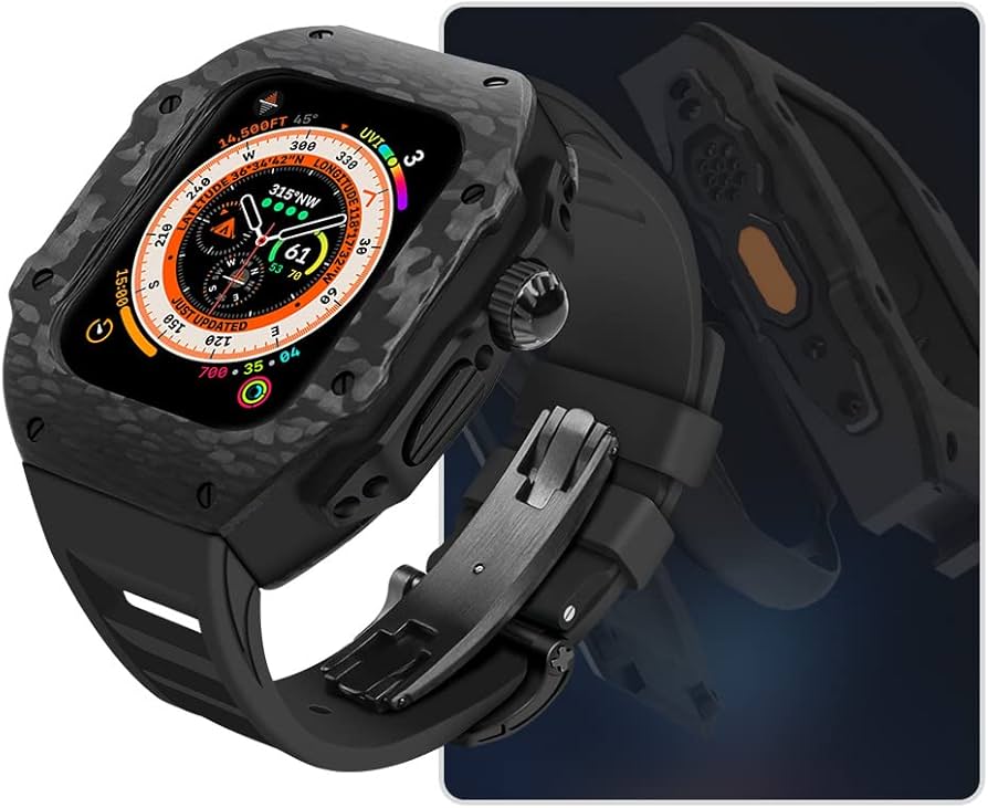 Amazon.co.jp: 豪華な改造キットApple Watch Ultra 49mmカーボン