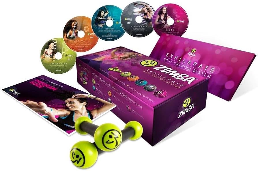 Zumba Fitness Exhilarate Body Shaping System DVD (Multi, Small