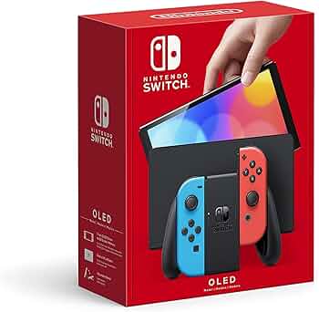 Amazon.com: Nintendo Switch – OLED Model w/Neon Red & Neon Blue