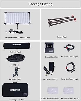 Amazon.com : Aputure amaran F21x Bi-Color V-Mount LED Mat Foldable