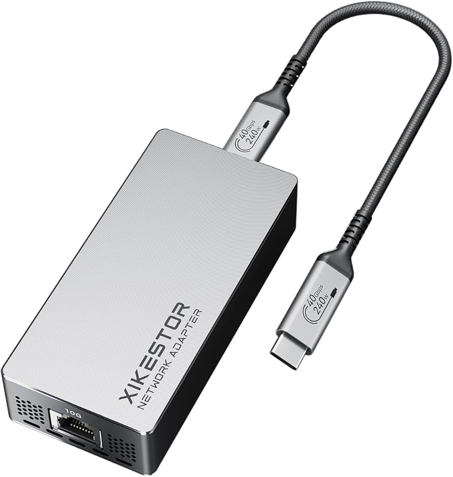 Amazon.co.jp: Xikestor LANカード アダプター RJ45 Thunderbolt4 USB4