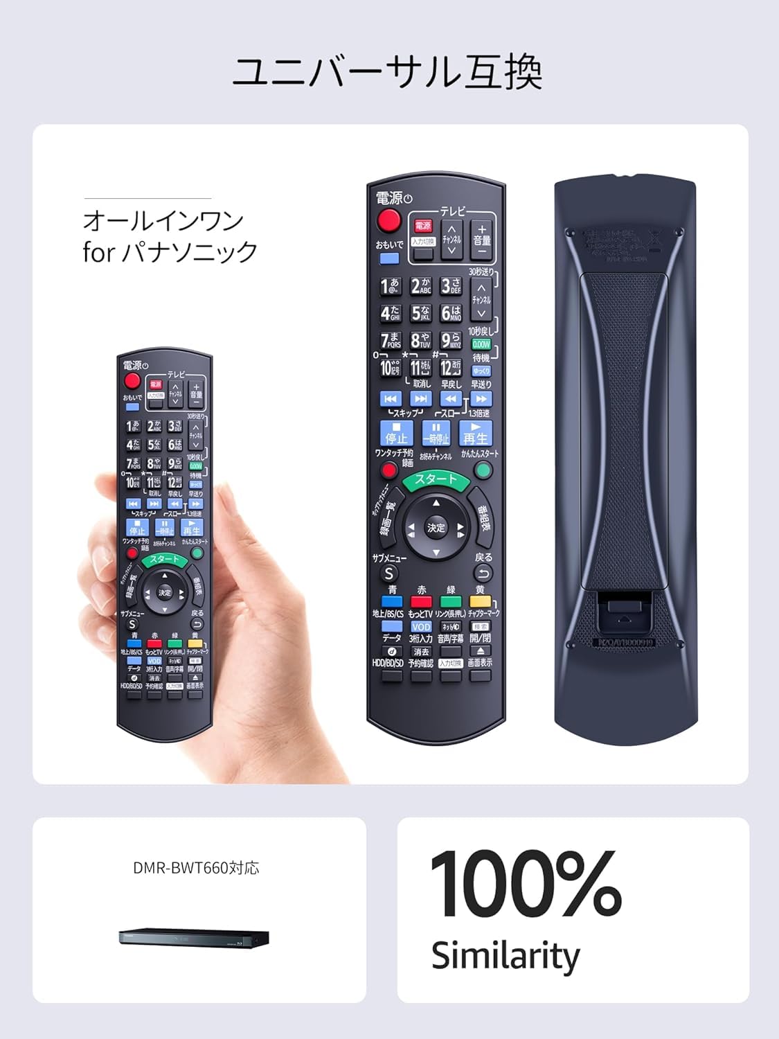 Amazon | SHZ N2QAYB000919 ディーガ 交換用リモコン for パナソニック