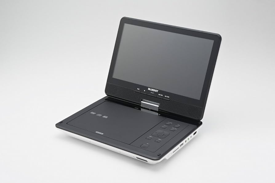 Amazon | BLUEDOT ポータブルDVDプレーヤー(10インチ/6.5時間再生/HDMI