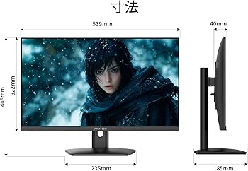 Amazon.co.jp: JAPANNEXT 23.8インチ IPSパネル 180Hz WQHD(2560x1440