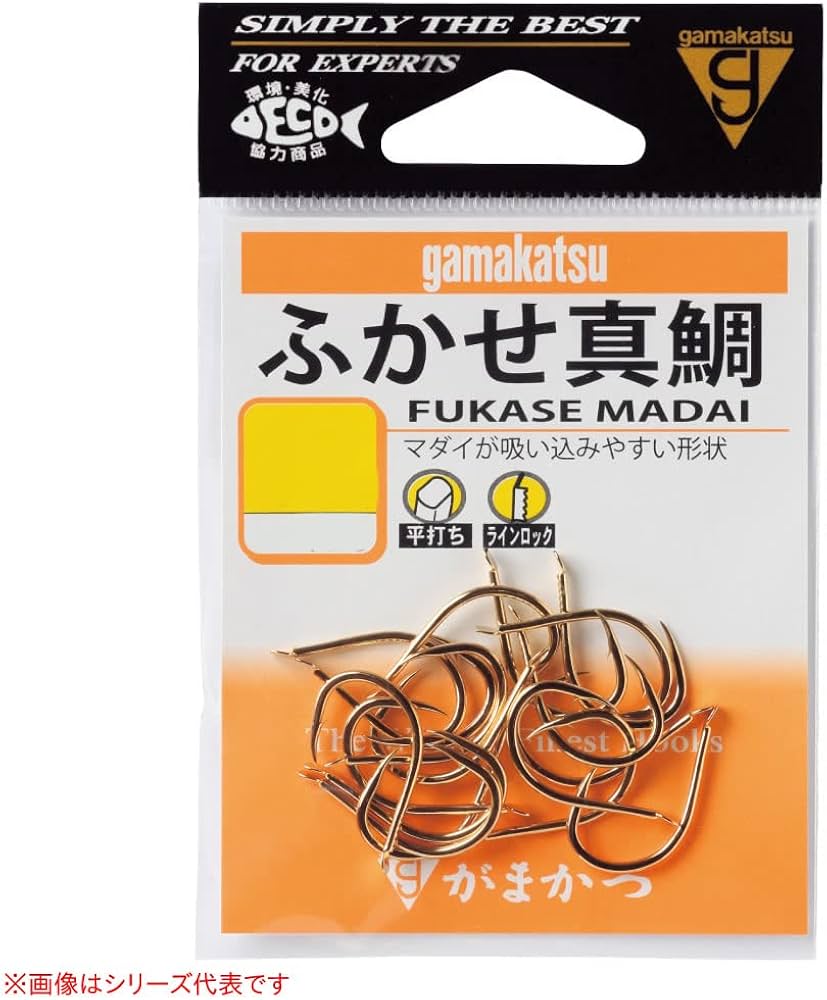 Amazon | がまかつ(Gamakatsu) シングルフック ふかせマダイ 9号 18本