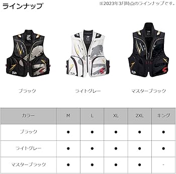 Amazon | ダイワ(DAIWA) 鮎ベスト DV－1023 ブラック XL