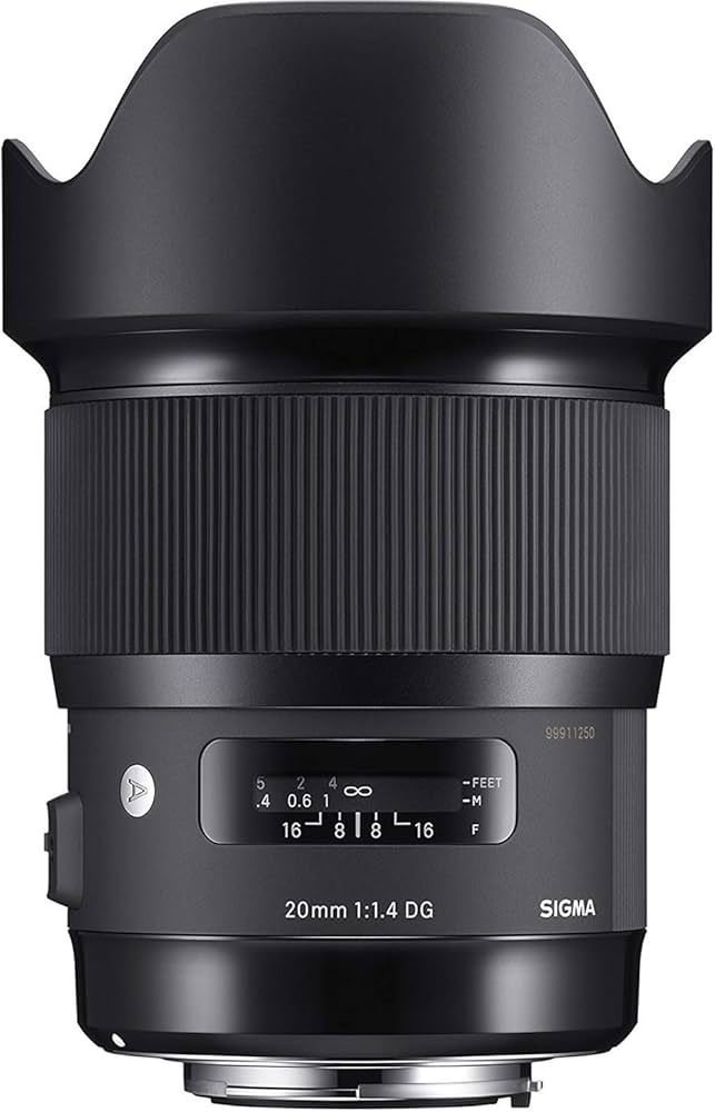 Amazon.co.jp: SIGMA 単焦点レンズ Art 20mm F1.4 DG HSM キヤノン用