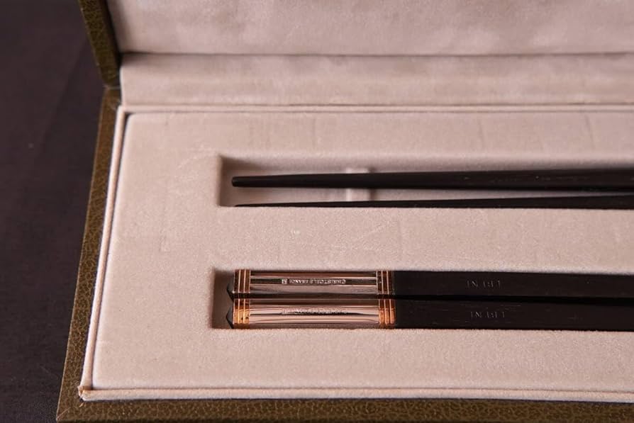 Amazon | クリストフル 箸 黒檀 2膳 | ノーブランド品 | 箸 通販