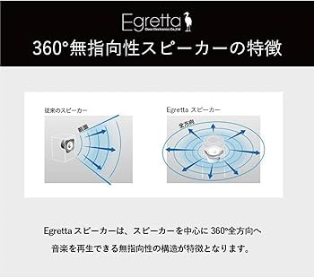 Amazon.co.jp: Egretta エグレッタ スピーカー ナチュラルサウンド