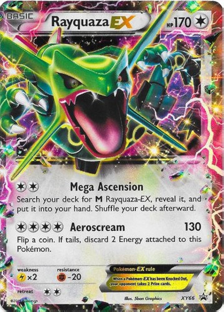 Amazon.co.jp: Pokemon - Rayquaza-EX (XY66) - XY Black Star Promos