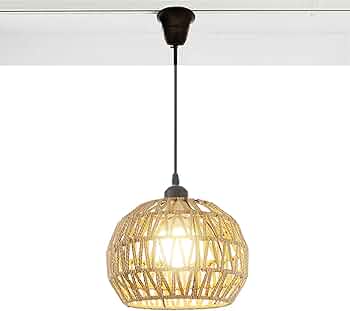 Amazon.co.jp : Venus 藤編み ペンダントライト モザイク ミニ系