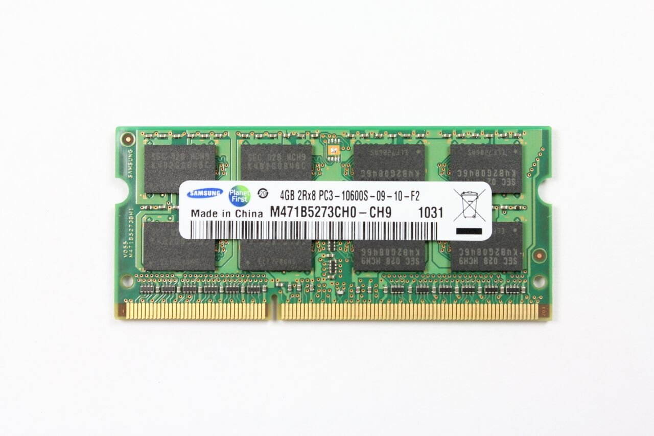 Samsung M471B5273CH0-CH9 4gb Ddr3 1333mhz Pc3-10600 204-Pin Non