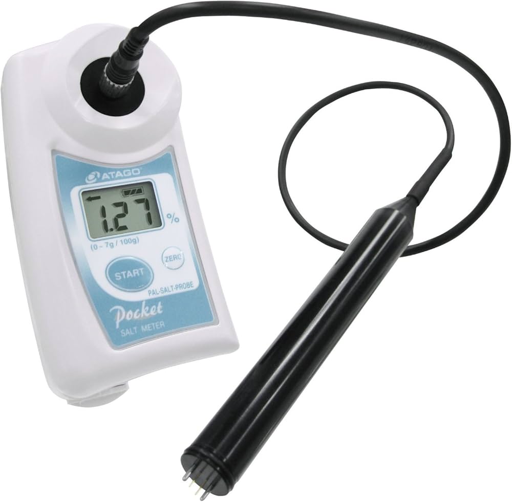 Amazon | アタゴ ポケット塩分計 PAL-SALT PROBE 4222 | 光学機器