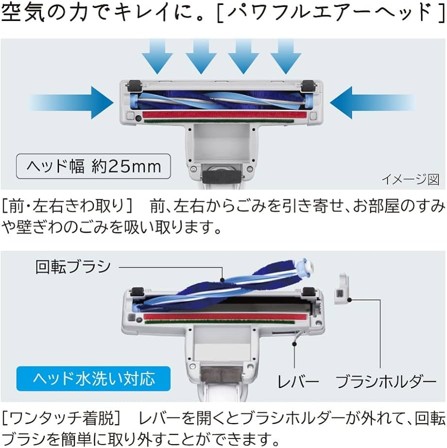 Amazon.co.jp: 日立 掃除機 かるパック 紙パック式クリーナー CV-KV70J
