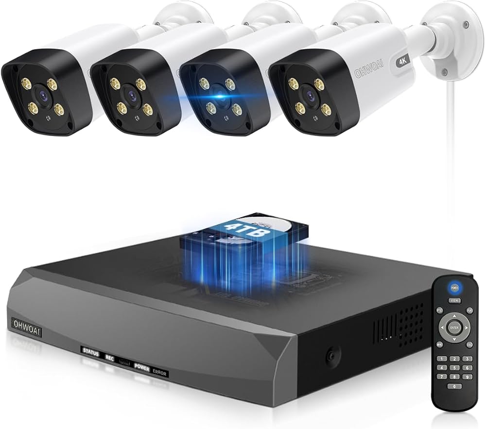 Amazon.co.jp: 【投光威嚇・双方向通話・カラー暗視撮影 】OHWOAI POE